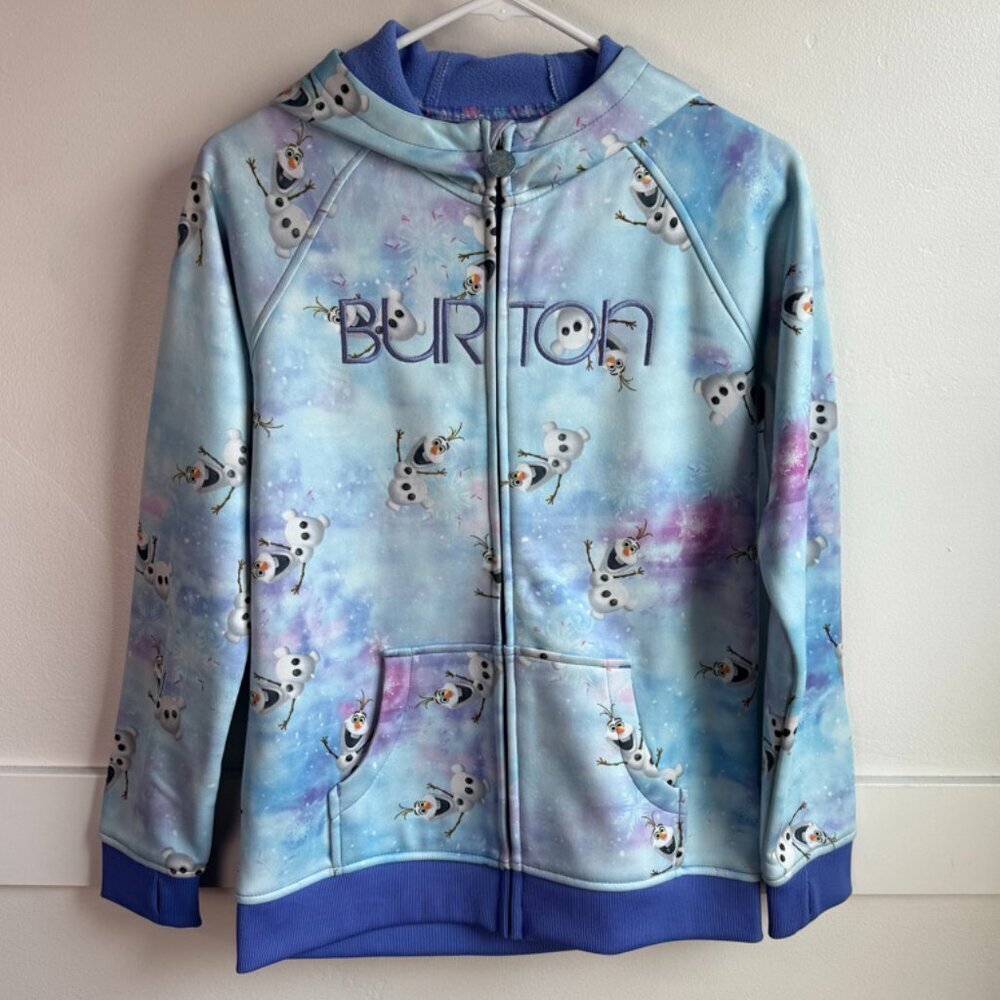 Burton Light Blue Disney Frozen Olaf Full Zip Hoodie